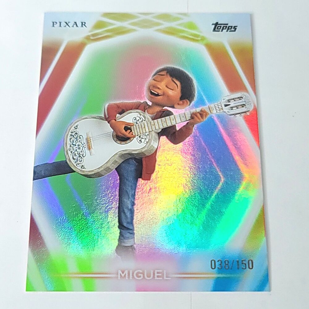 Miguel Topps 2026 Disney Neon Holo Parallel Refractor Limited 038/150
